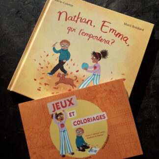 Pack cadeau - Nathan et Emma + livret jeux et coloriage