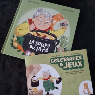 Pack cadeau - La soupe au lard + livret jeux et coloriages