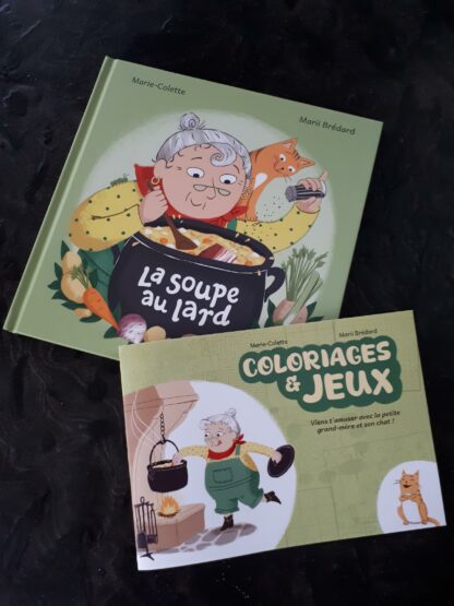 Pack cadeau - La soupe au lard + livret jeux et coloriages